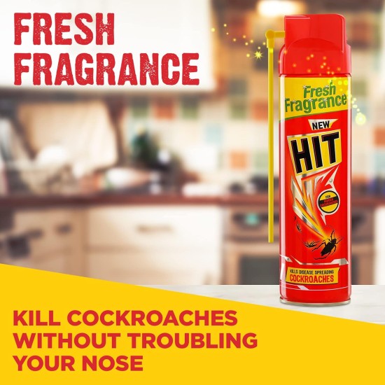 HIT Flying Insect Killer - Mosquito & Fly Killer Spray (400ml) | Lime Fragrance | Instant Kill | Protection from Dengue & Malaria